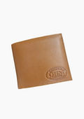 OHM Vertical Card Slot Leather Wallet Tan