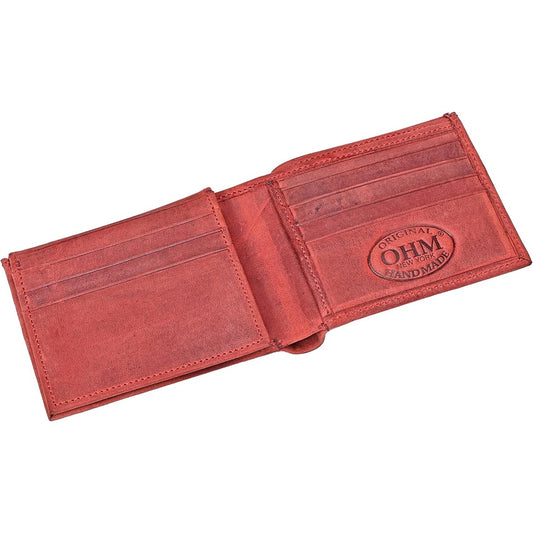 OHM New York Vintage Genuine Leather Business Wallets