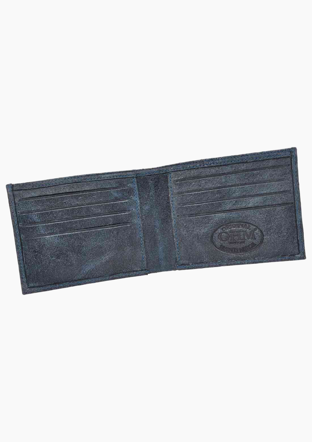 OHM New York Vintage Collection Leather Wallets Blue
