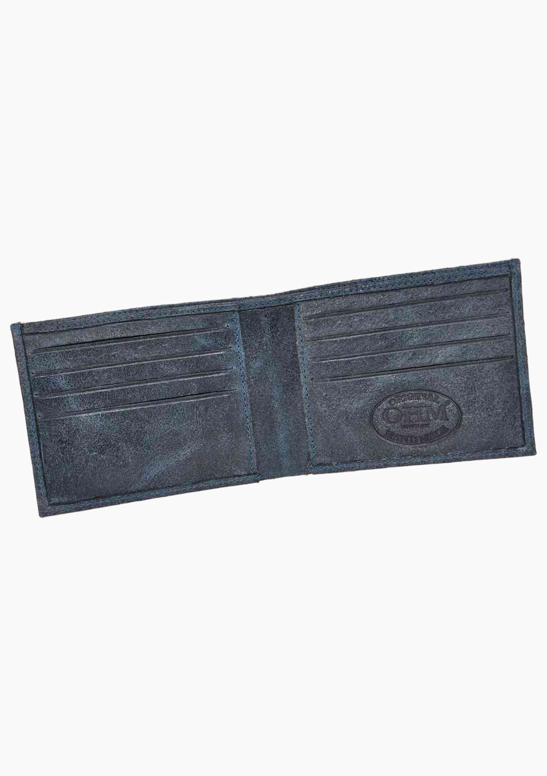 OHM New York Vintage Collection Leather Wallets Blue