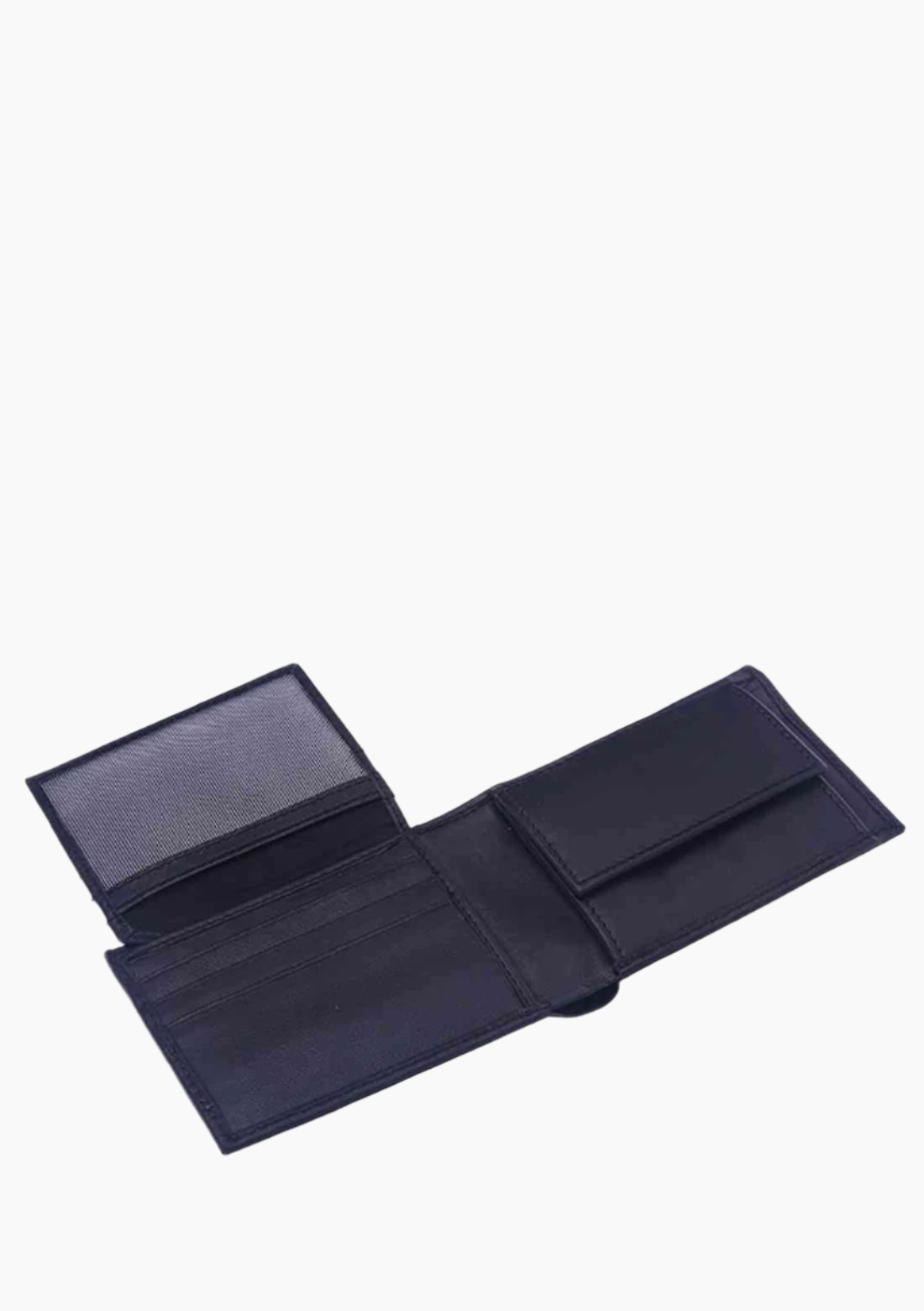 OHM Front ID Window with Coin Slot Leather Wallet