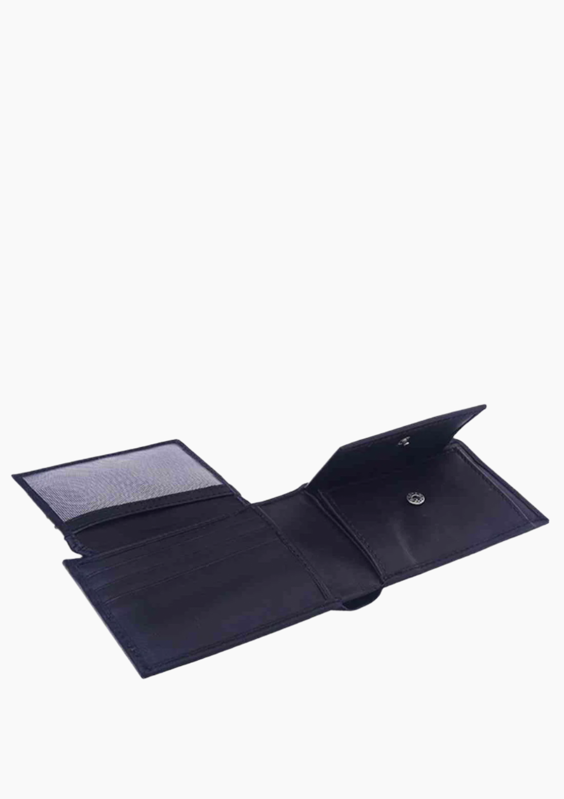 OHM Front ID Window with Coin Slot Leather Wallet
