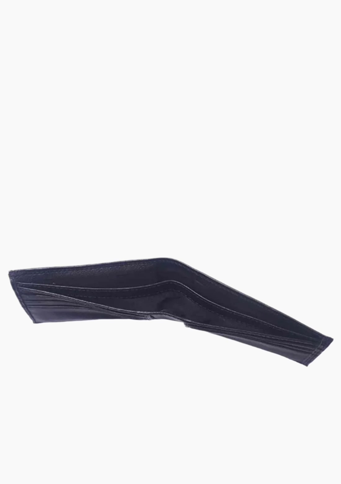 OHM Horizontal Lining Textured Leather Wallet