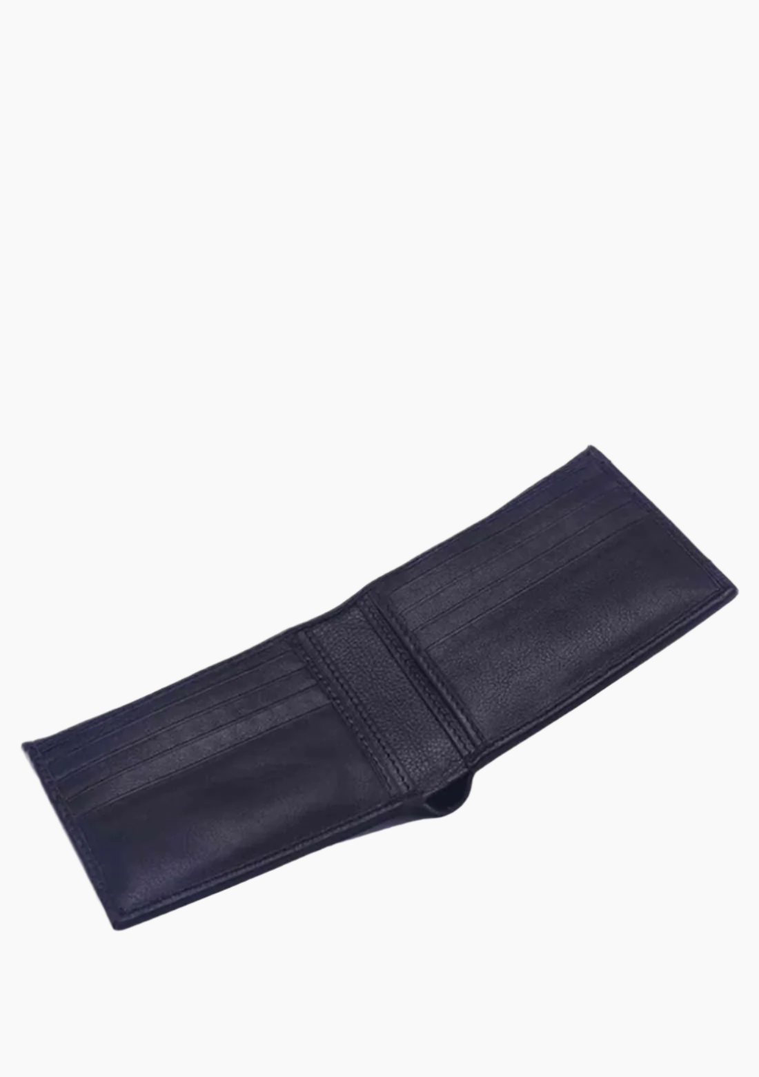 OHM Horizontal Lining Textured Leather Wallet