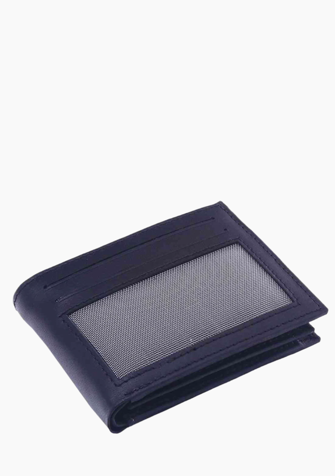 OHM Front ID Window with Coin Slot Leather Wallet