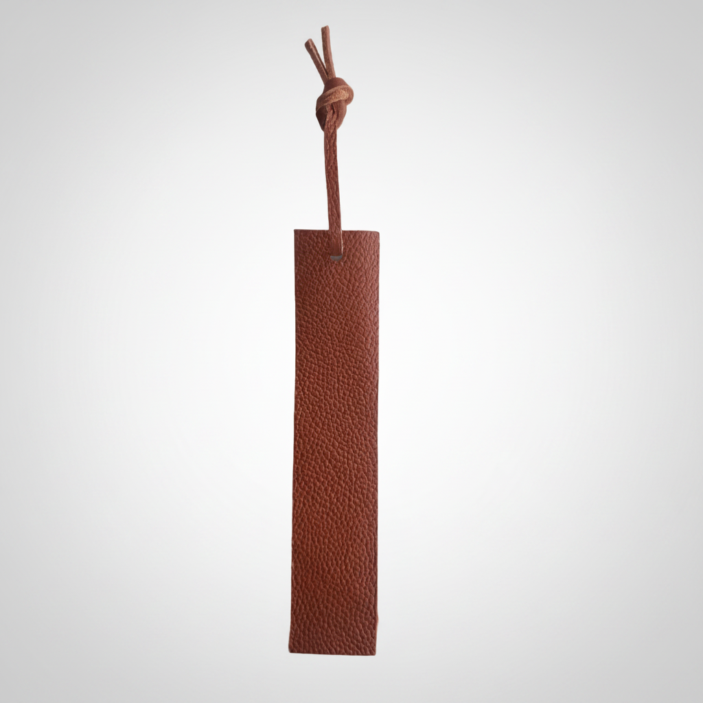 Pebbled Leather Bookmark