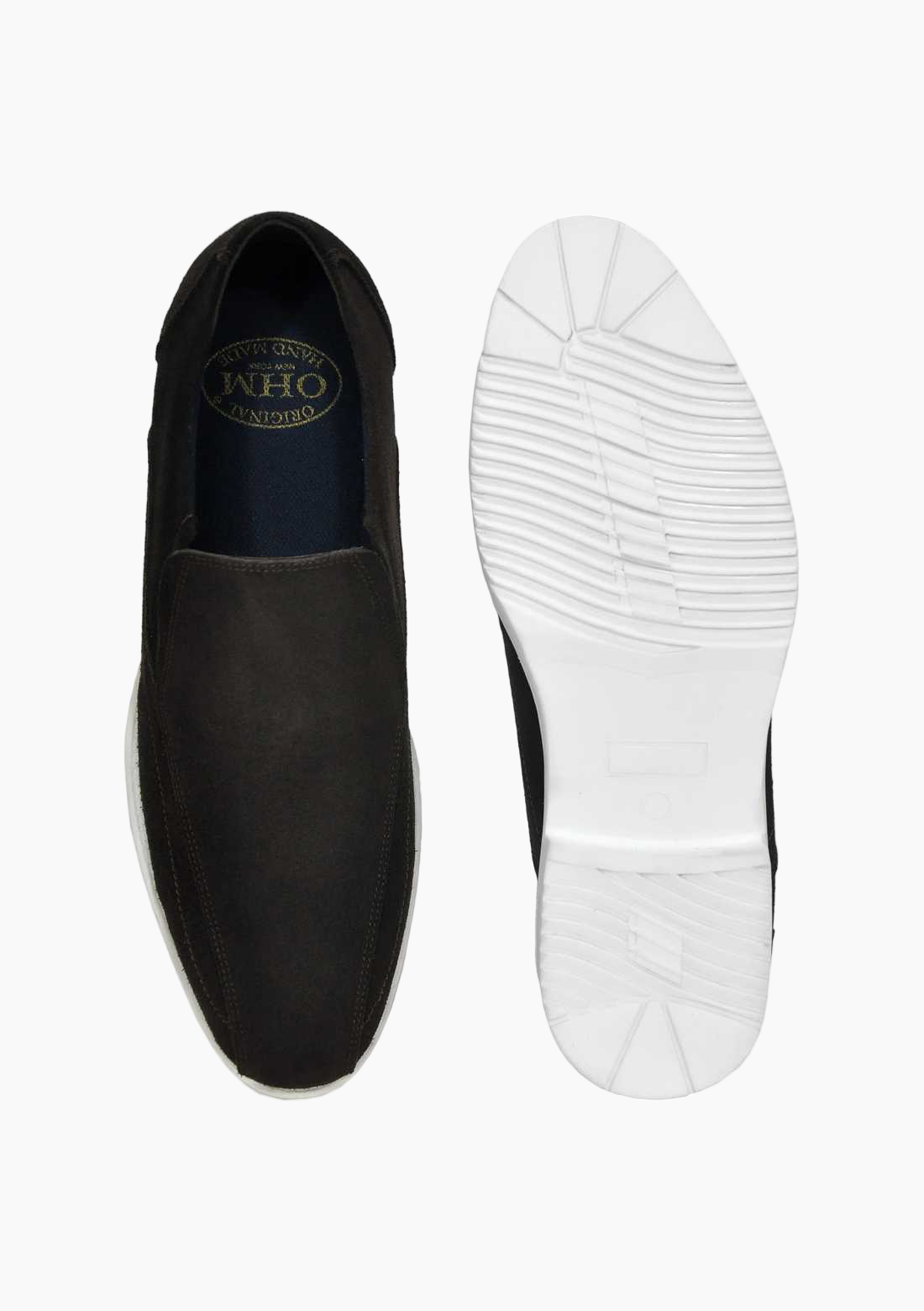OHM Super Star Sports Slip-on Italian Leather Shoes