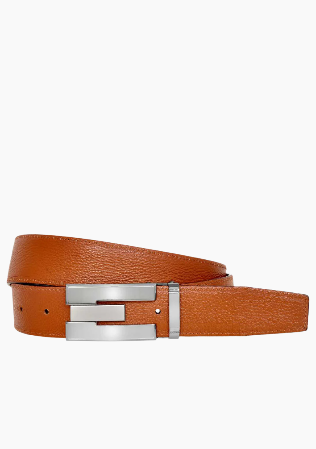 OHM Soft Leather Perimeter Stitched Handmade Reversible Belts