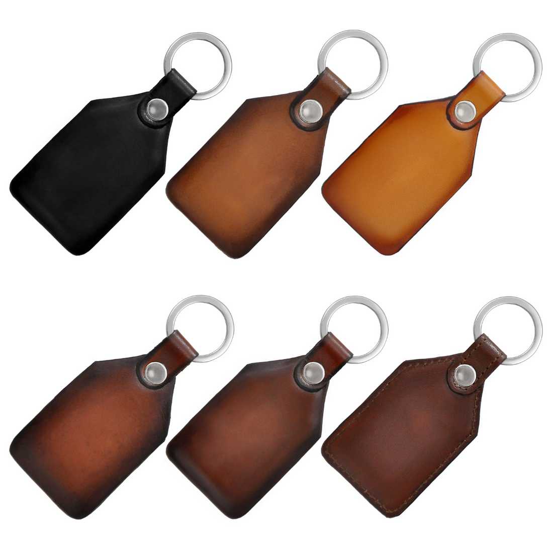 100 PCS Assorted Leather Keychains – Wholesale Bulk Pack