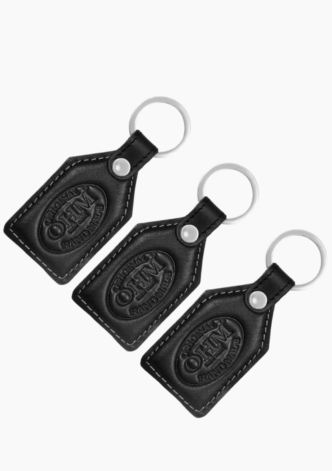 100-Piece Leather Keychain Set – Assorted Styles, Brand Embossing Optional