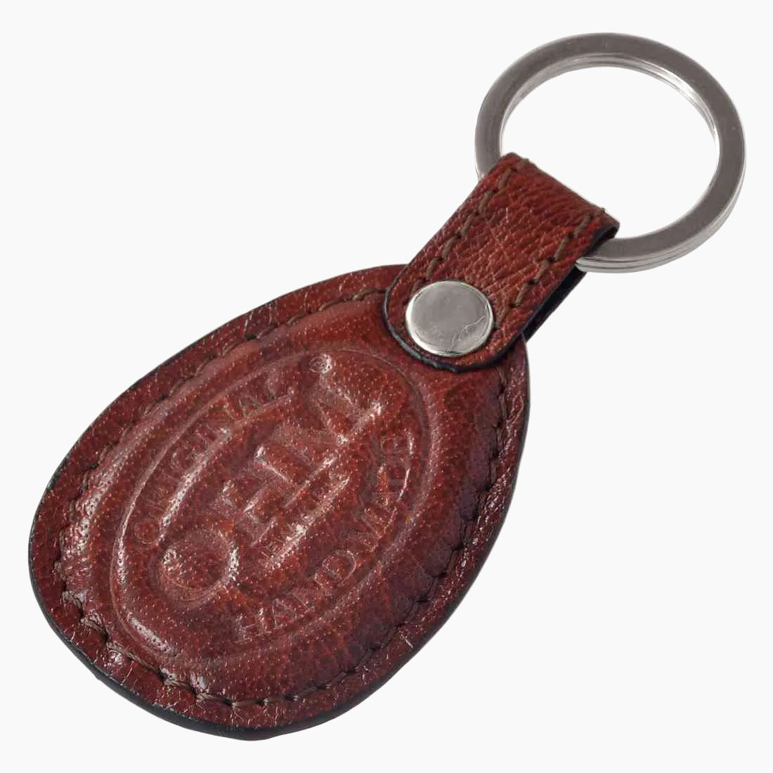 OHM New York Leather Key Chains Oxblood