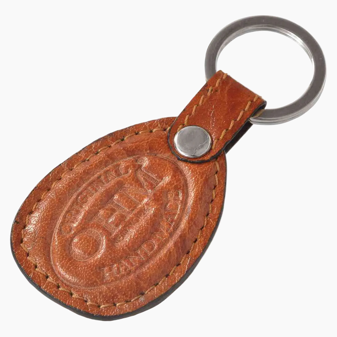 OHM New York Leather Key Chains Tan