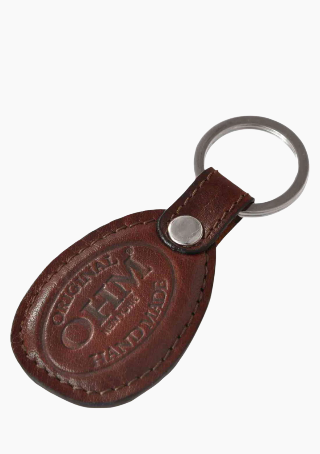 OHM Leather Key Chains Brown