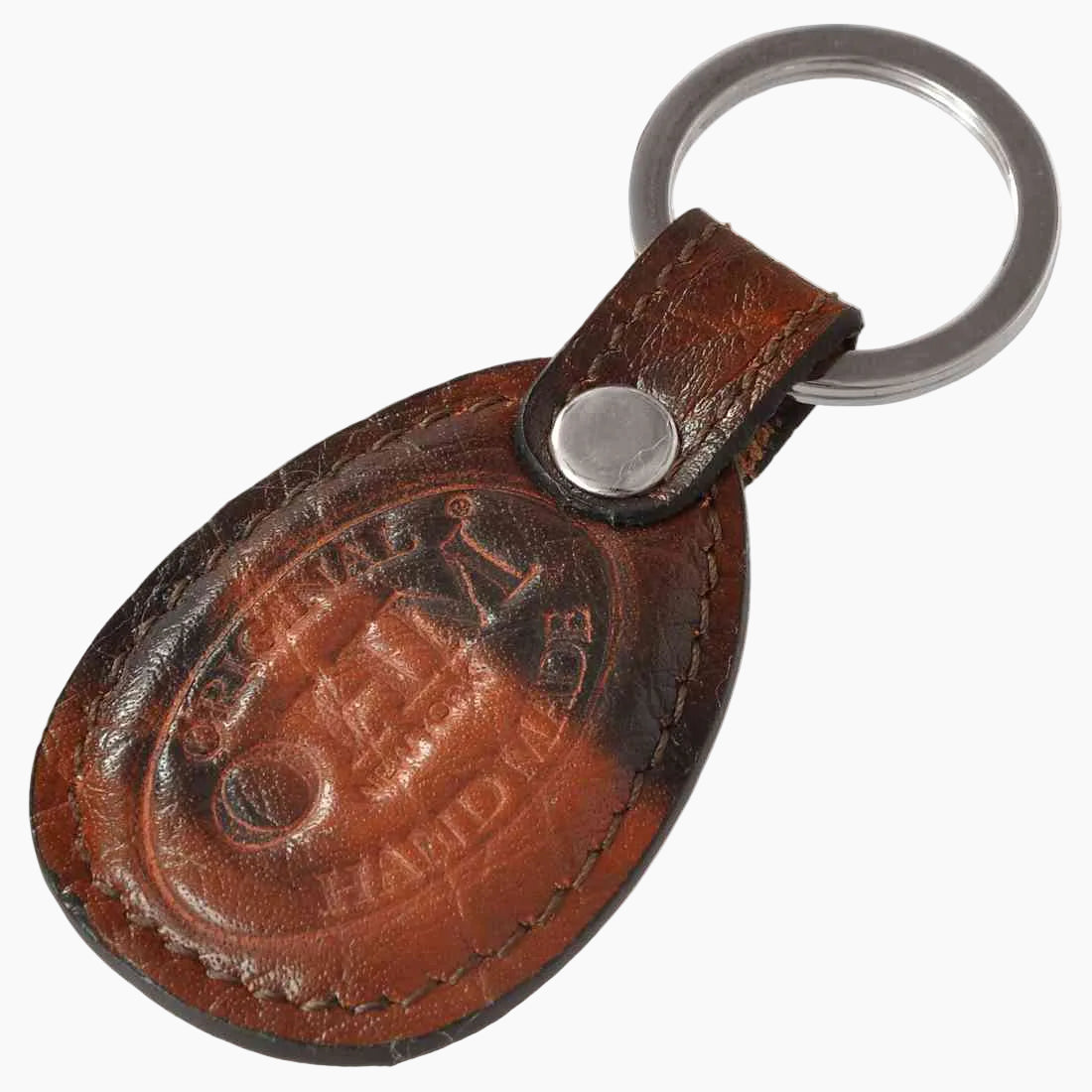 OHM New York Leather Key Chains Tiger Print