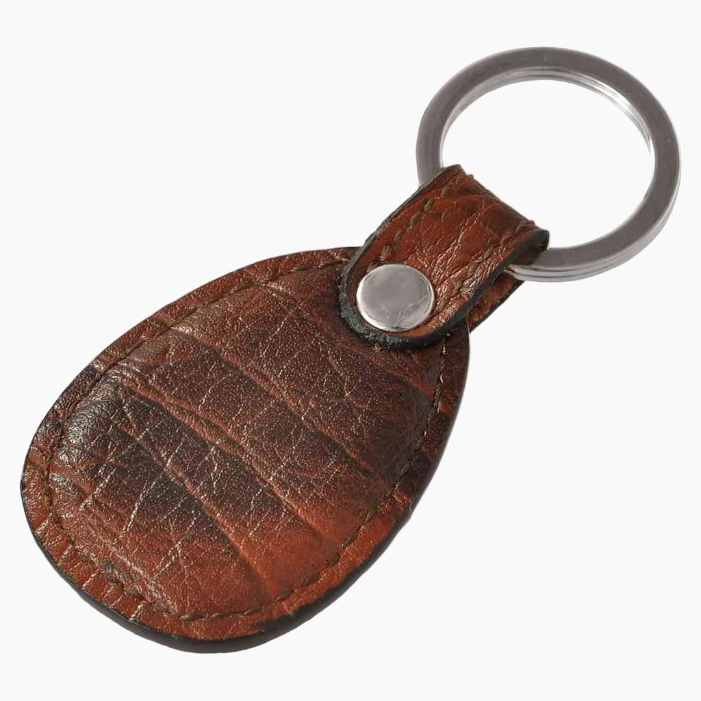 OHM New York Leather Key Chains Tiger Print