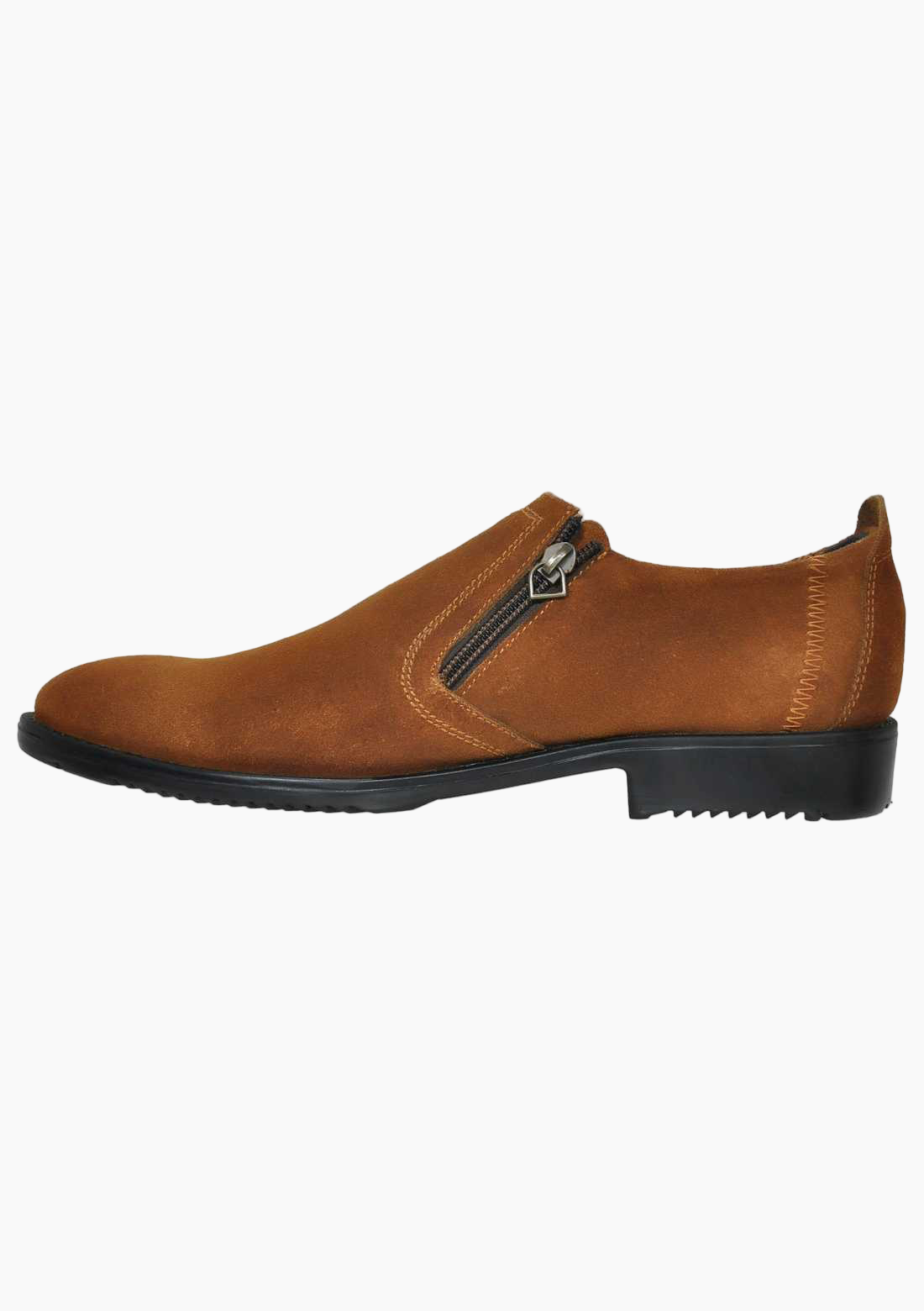 OHM Plain Toe Leather Slip-On Shoes for Evening Style