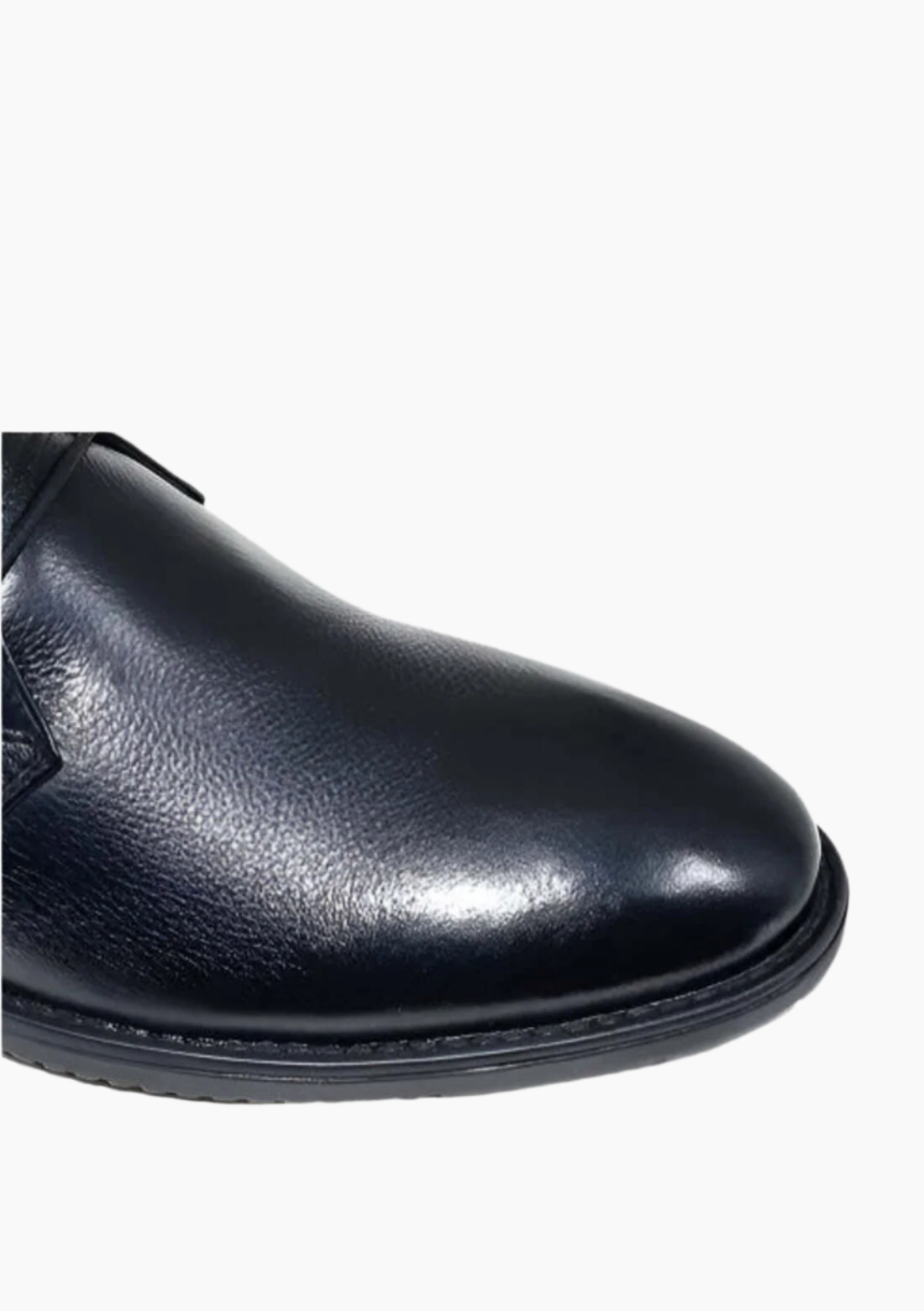 OHM Natural Grained Classic Leather Ankle Boot