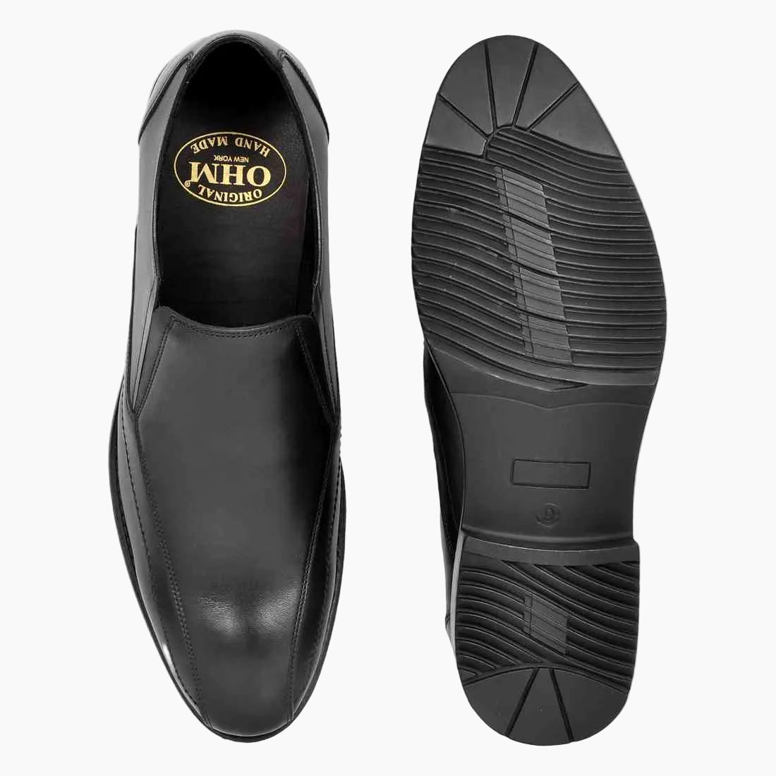 OHM New York Classic Leather Slip-on Shoes