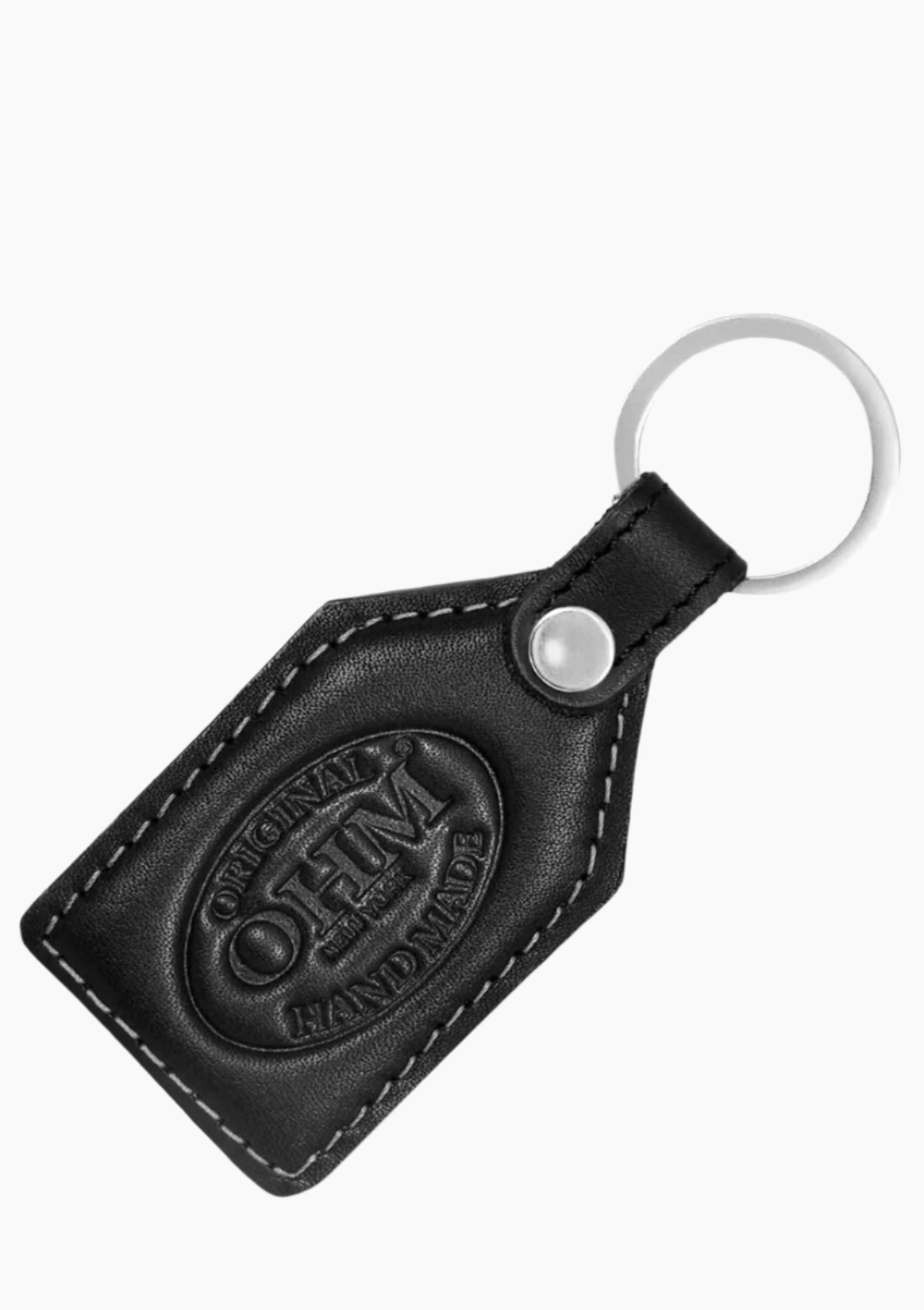 OHM Leather Key Chains Classic Stitched