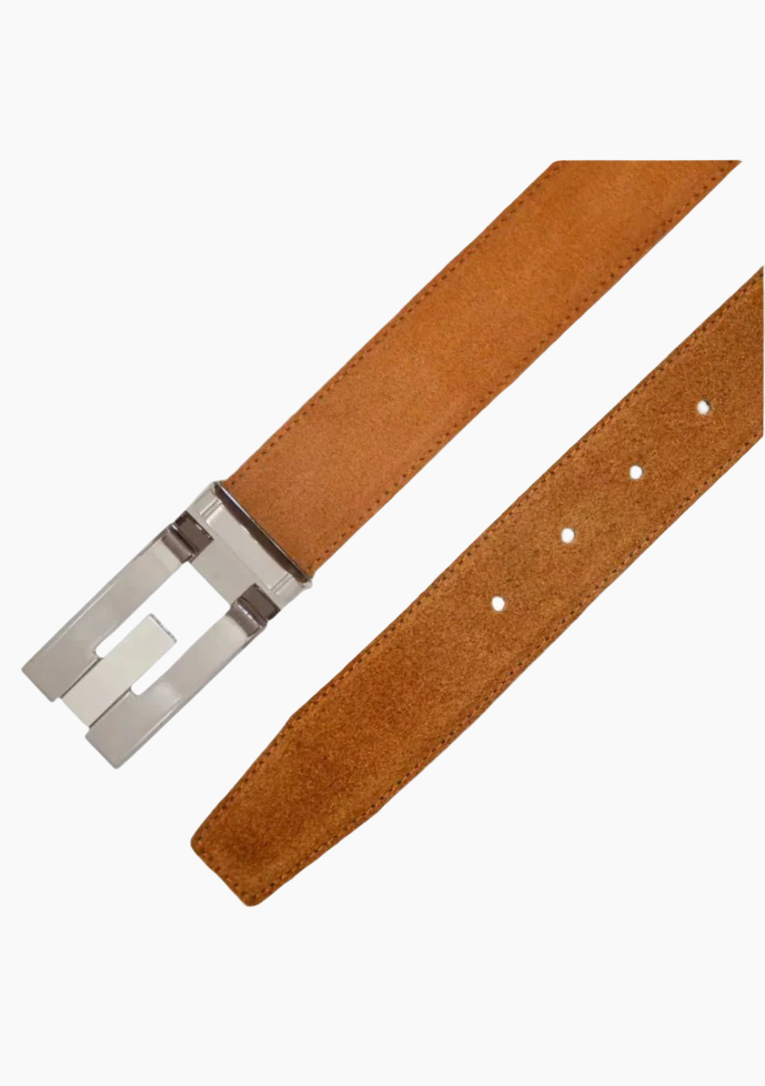 OHM Suede Leather Belts with Classic Buckle