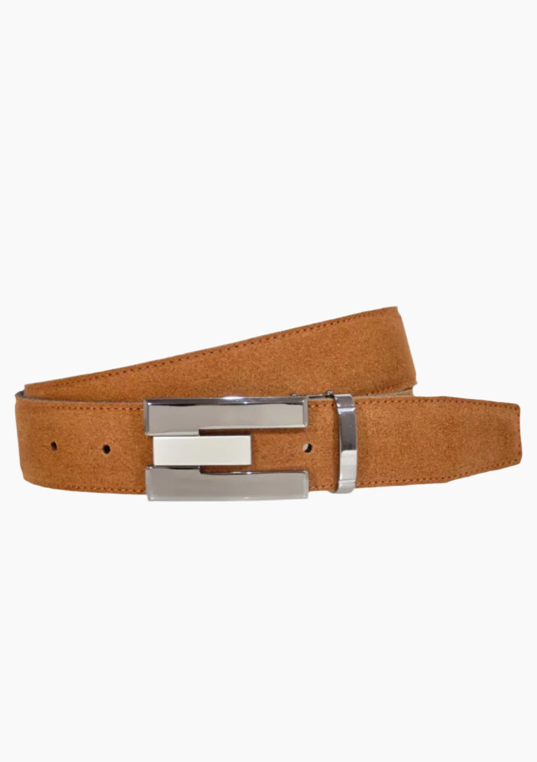 OHM Suede Leather Belts with Classic Buckle