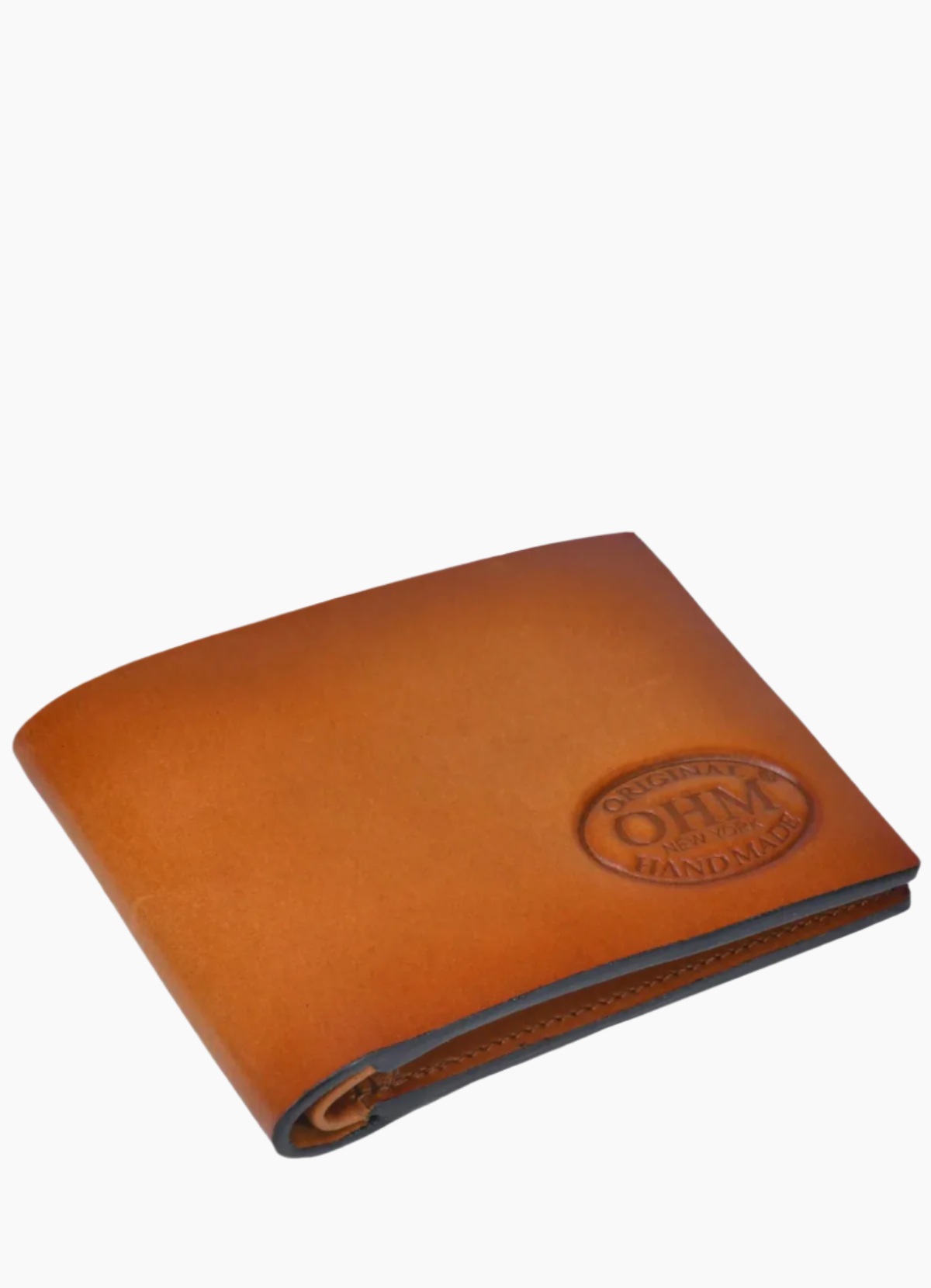 OHM Wealthy Cut Edge Next Generation Wallet in Cognac