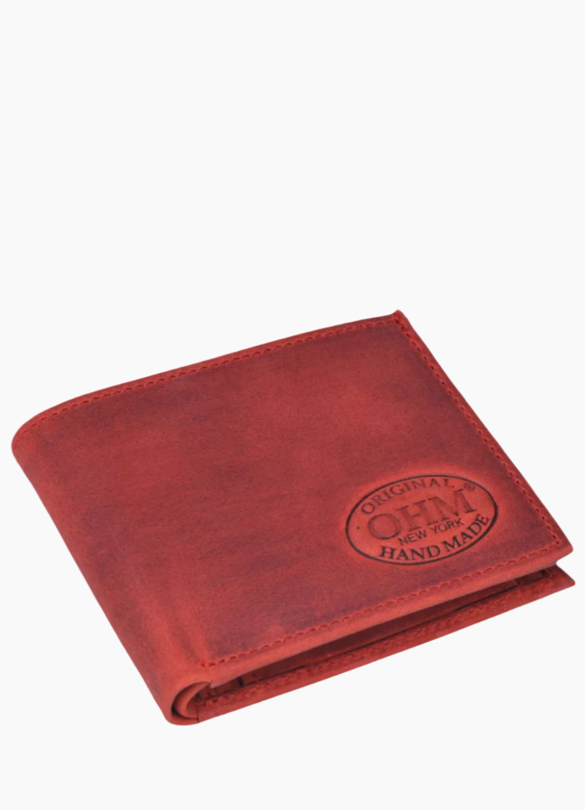 OHM Wine Color Vintage Collection Leather Wallets Coin Holder