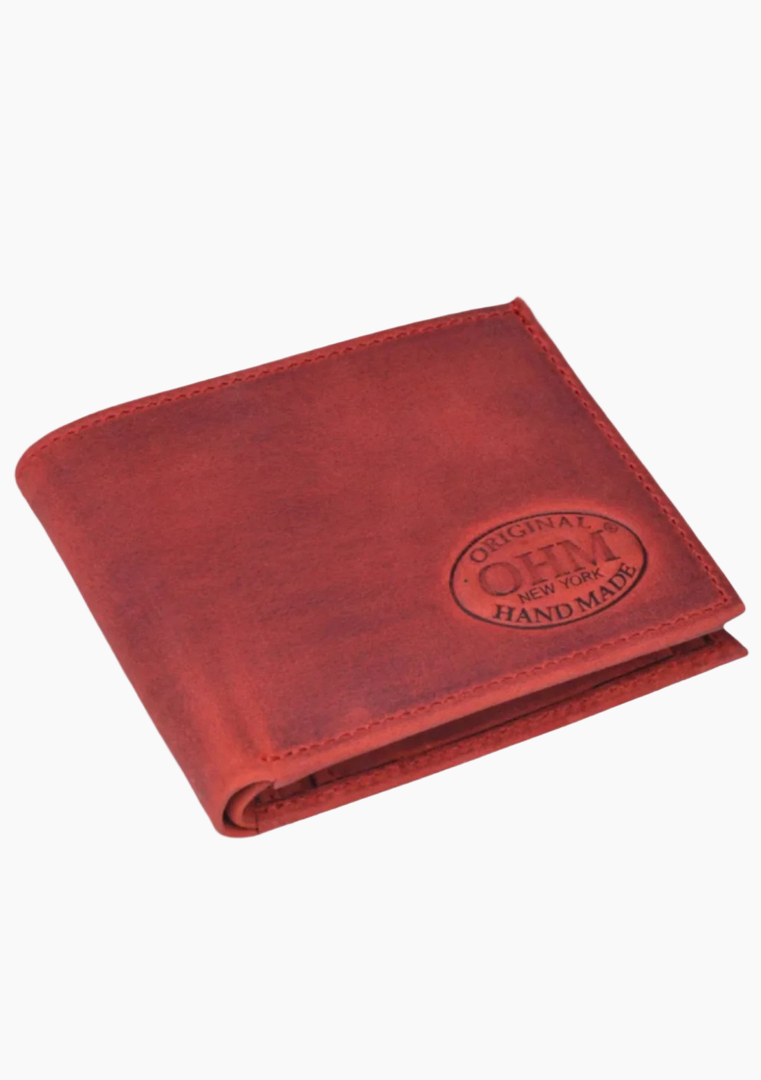 OHM Wine Color Vintage Collection Leather Wallets Coin Holder
