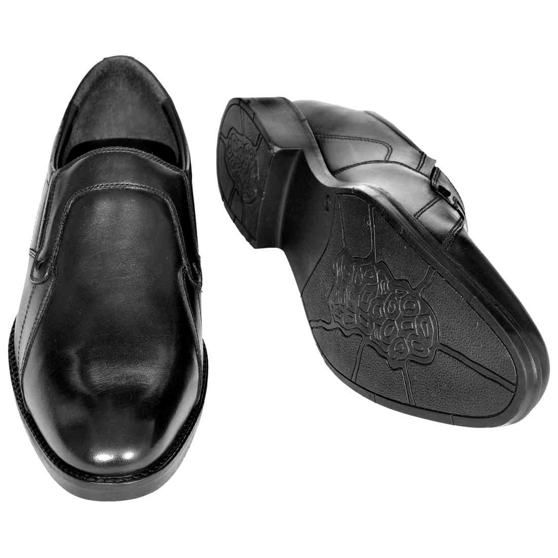 OHM New York Side Stitched Designer Leather Slip-on Shoes