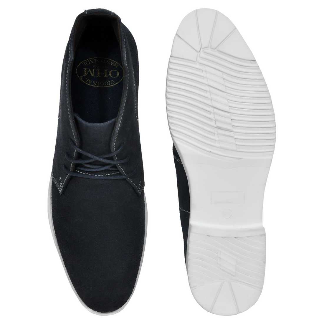 Lifestyle Executive Style Ankle Leather Boots with Plain Toe