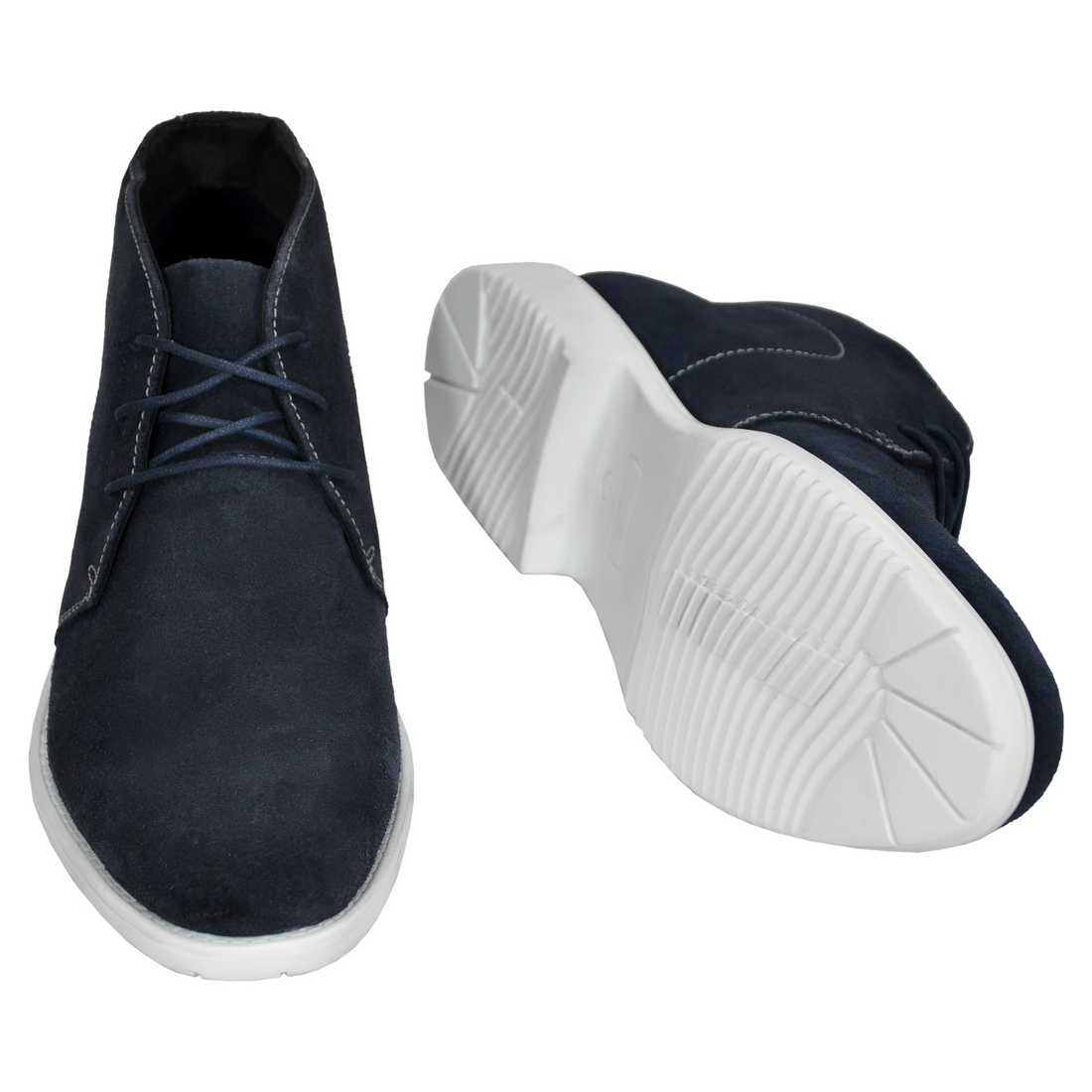 Lifestyle Executive Style Ankle Leather Boots with Plain Toe