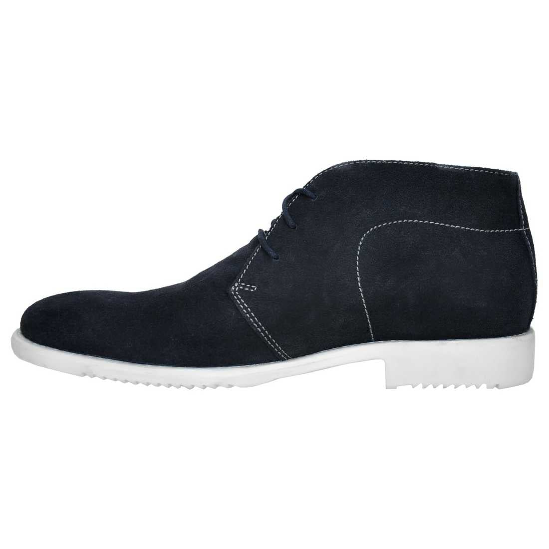 Lifestyle Executive Style Ankle Leather Boots with Plain Toe