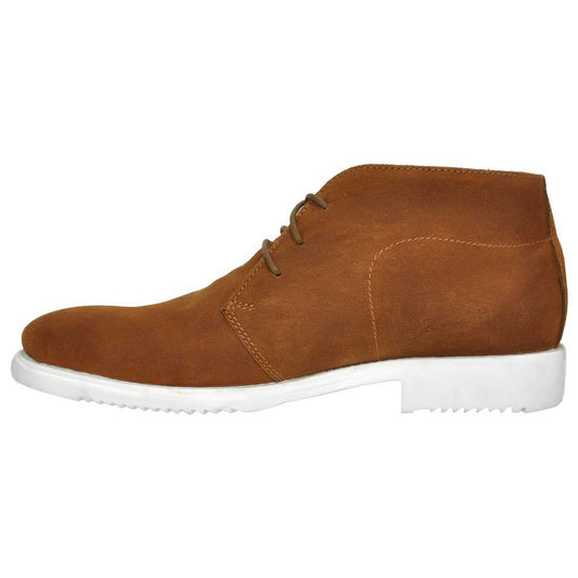 Lifestyle Plain Stitched Toe Leather Ankle Boot Hand Crafted