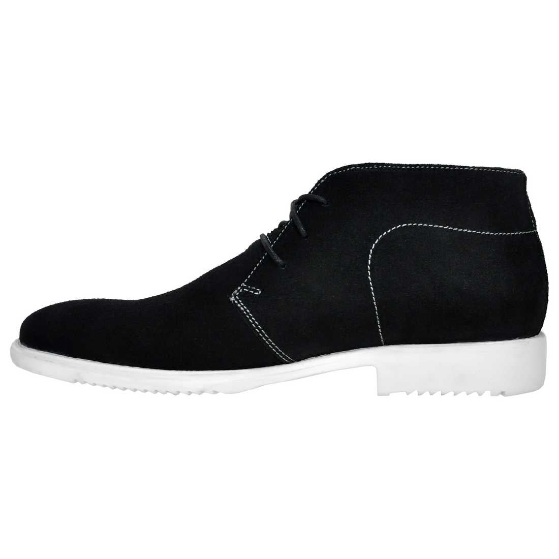 OHM New York Lifestyle Leather Ankle Boots