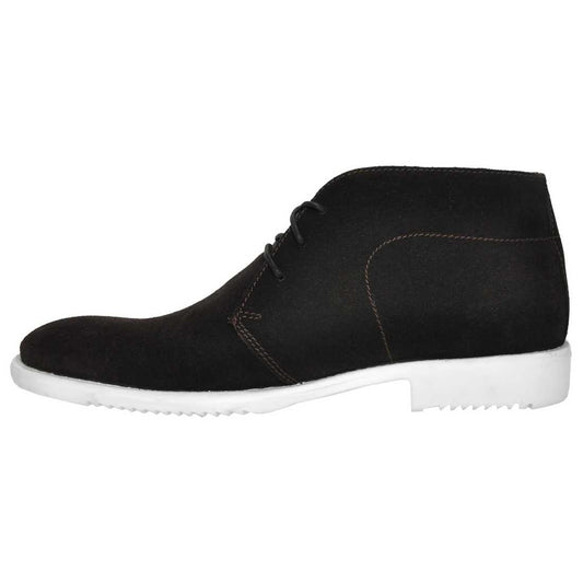 Lifestyle Business Ankle Leather Boots Brown with Laces