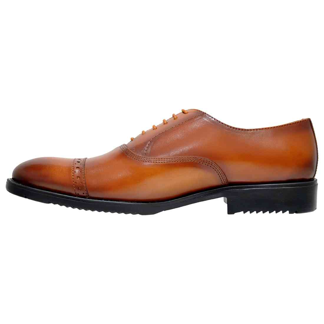 OHM New York Cap Toe Oxford Leather Shoes