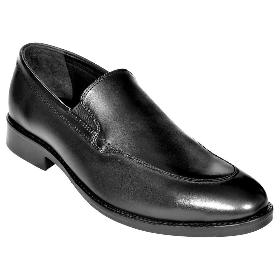 OHM New York Double Stitched Hybrid Leather Slip-on Shoes