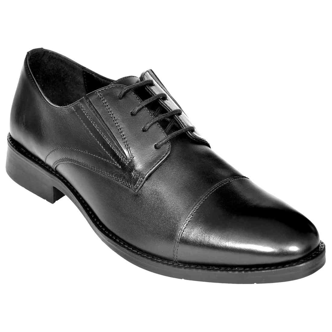 OHM New York Cap Toe Lace up Shoes with Slip-on Option