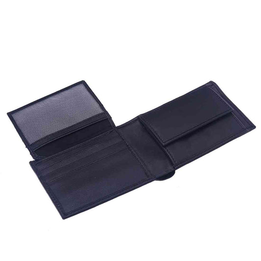 OHM New York Front ID Window with Coin Slot Leather Wallet