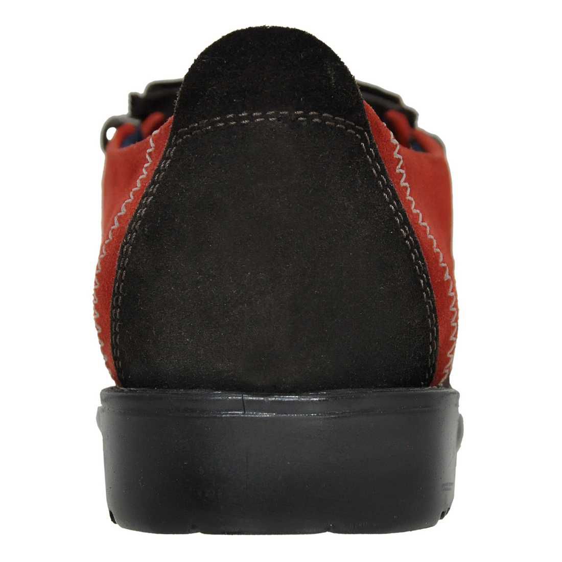 OHM New York Plain Toe Zip Closure Slip-on Leather Shoes