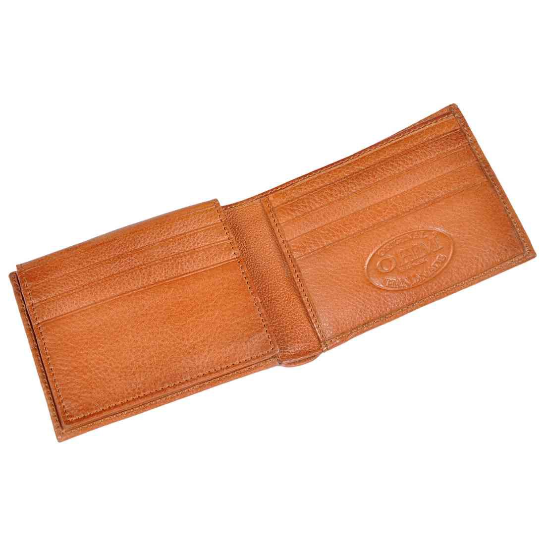 OHM New York Perimeter Stitched Leather Wallet