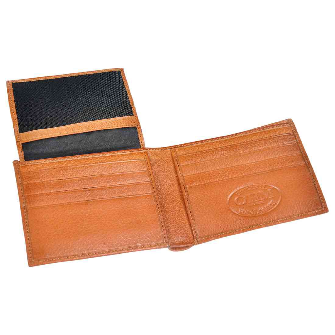 OHM New York Perimeter Stitched Leather Wallet